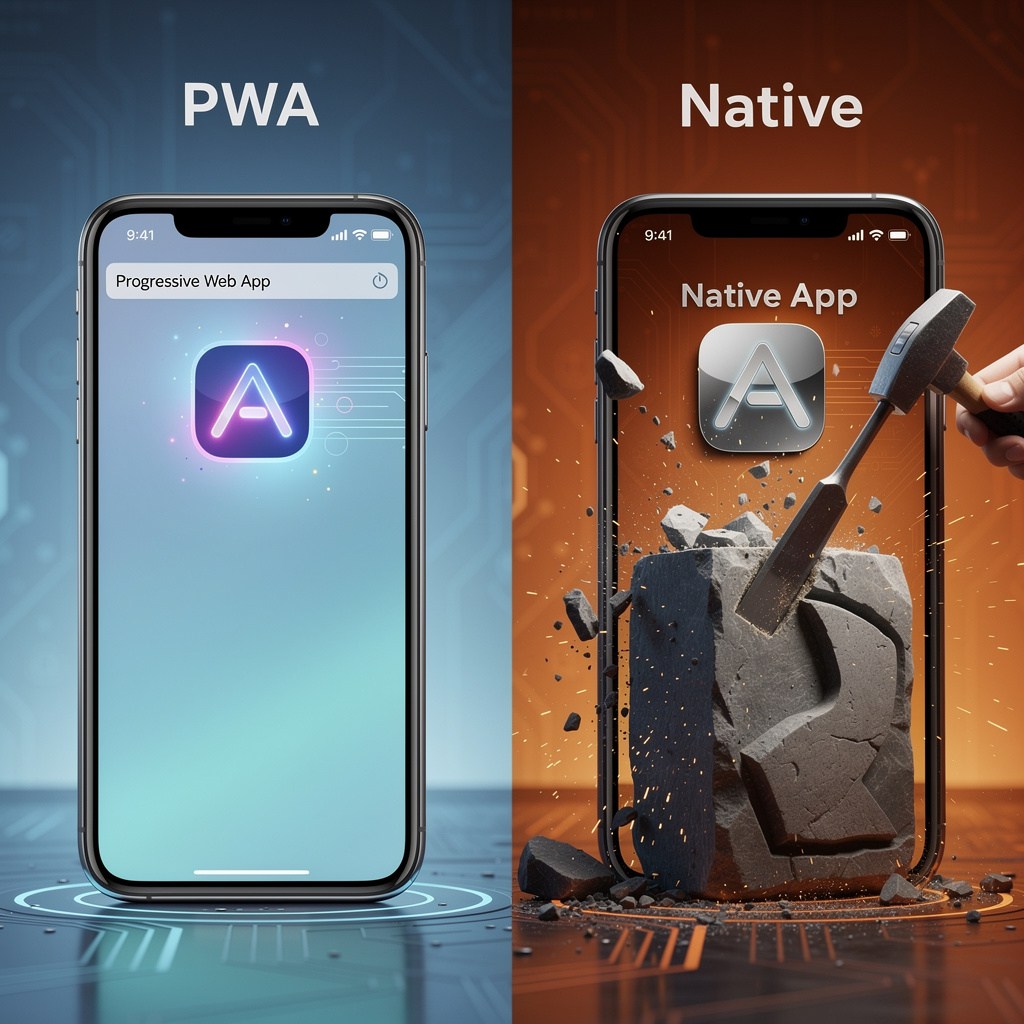 PWA vs. App Nativa: ¿Qué le conviene a tu Startup en 2025?