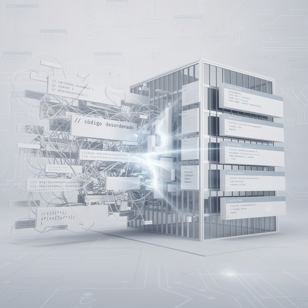 Imagen de Limpieza Profunda: Refactorización de Código (Code Refactoring) para un Mantenimiento Sencillo
